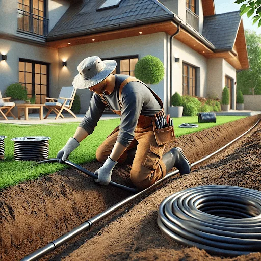 Installation des tuyaux